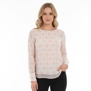 The Limited size small pink floral top